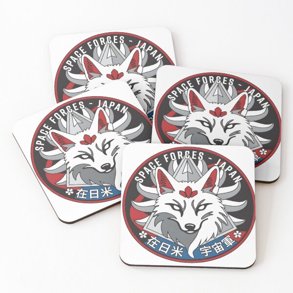 Item preview, U.S. Space Forces Japan (USSFJ) Kitsune Emblem Patch designed and sold by CharlieDesings.