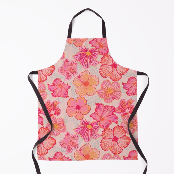 Item preview, Pink Hibiscus Floral Pattern - Pastel Tropical Summer Vibes designed and sold by anigui.
