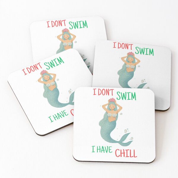 Item preview, I Don't Swim I Have Chill Logo designed and sold by logowannawear.