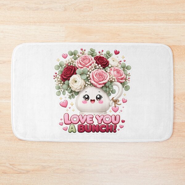 Item preview, Kawaii Teapot Bouquet | Cute Romantic Floral Pun designed and sold by Dulxoz.
