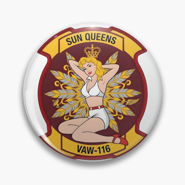 Item preview, US Navy VAW-116 "Sun Kings" Custom "Sun Queens" Pin-up Patch designed and sold by CharlieDesings.