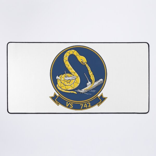 Item preview, US Navy Sea Control Squadron 742 (VS-742) Anti-Submarine Warfare Insignia designed and sold by CharlieDesings.