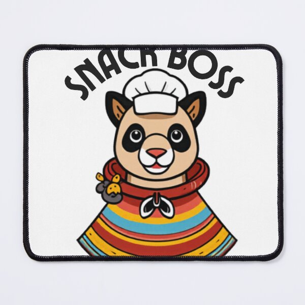 Item preview, Snack Boss Chef Animal – Funny Cartoon Foodie Design designed and sold by SYNTR.