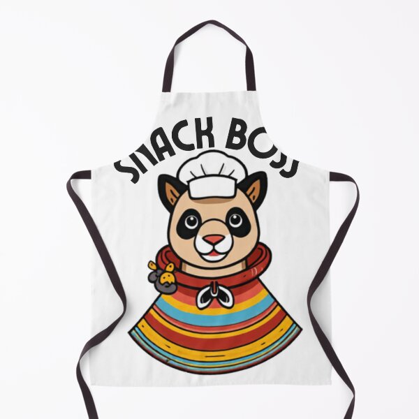 Item preview, Snack Boss Chef Animal – Funny Cartoon Foodie Design designed and sold by SYNTR.