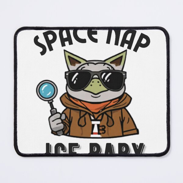 Item preview, Cool Detective Cartoon Animal – Space Nap Ice Baby Funny Design designed and sold by SYNTR.