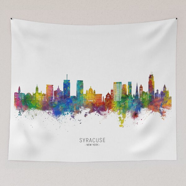 Item preview, Syracuse New York Skyline designed and sold by ArtPrints.