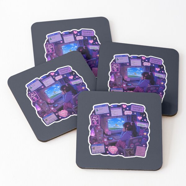 Item preview, Y2K Internet Nostalgia Aesthetic | Windows XP Bedroom Sticker designed and sold by J&J's Creation.