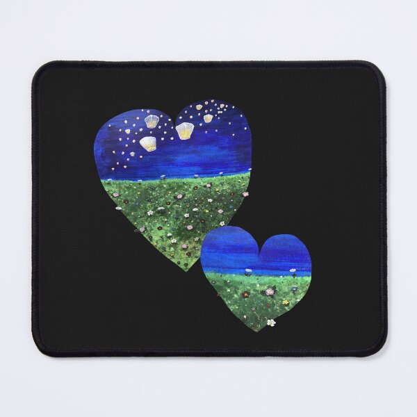 Item preview, Hearts with meadow and sky lanterns designed and sold by creaphyl28.
