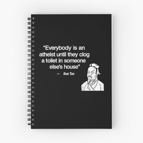Item preview, Sun Tzu Quote Clogged Toilet Funny Philosophy Design designed and sold by ZEtexaxe.