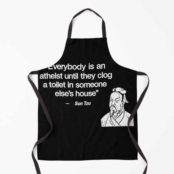 Item preview, Sun Tzu Quote Clogged Toilet Funny Philosophy Design designed and sold by ZEtexaxe.
