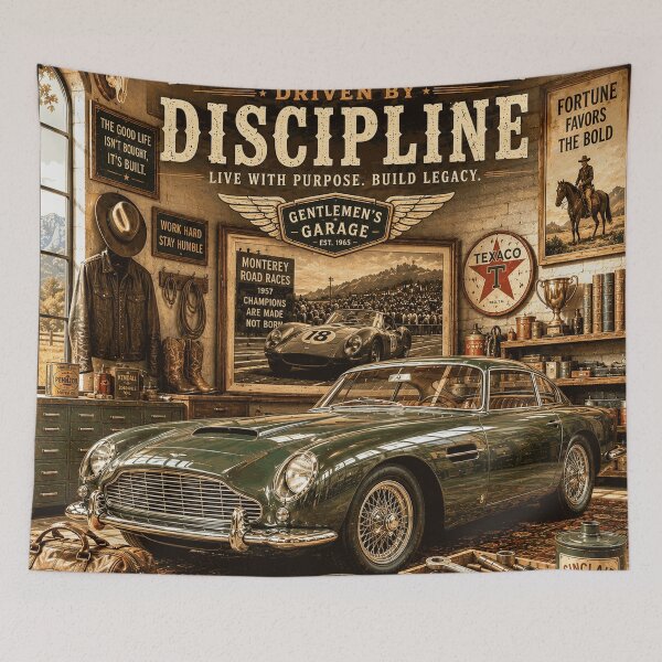 Item preview, Built on Tradition Driven by Discipline Vintage Garage  designed and sold by Dusk & Dawn Apparel.