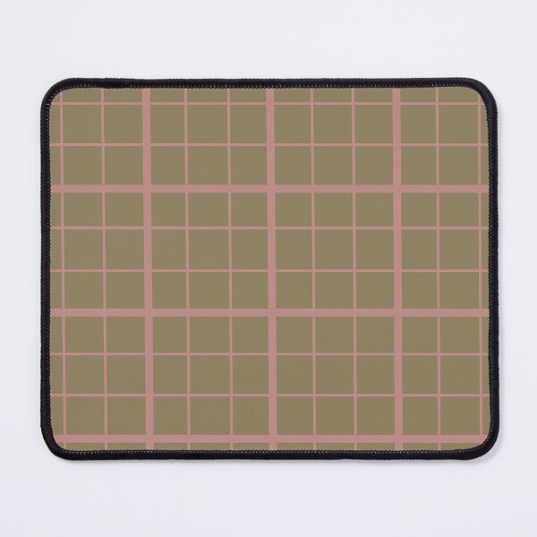 Item preview, Olive Green And Pink Rose Grid Plaid Design  designed and sold by PatternTitan.