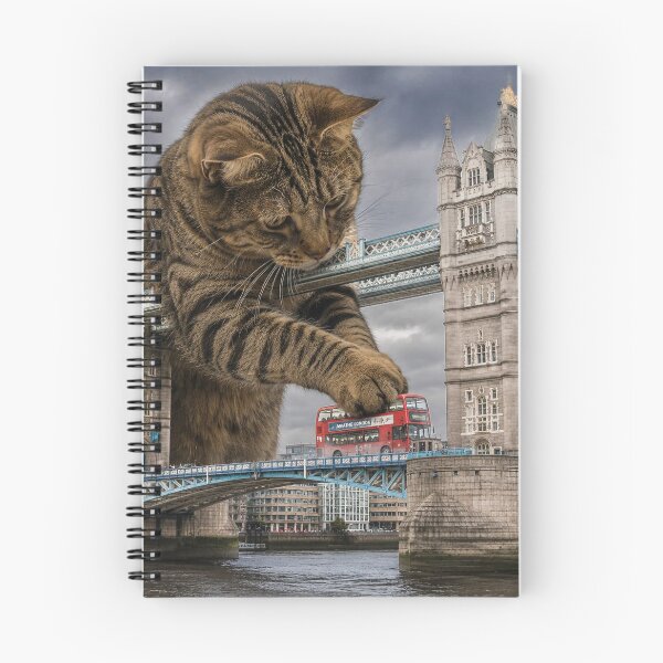 Item preview, Tabby cat and Tower Bridge designed and sold by Carocas20.