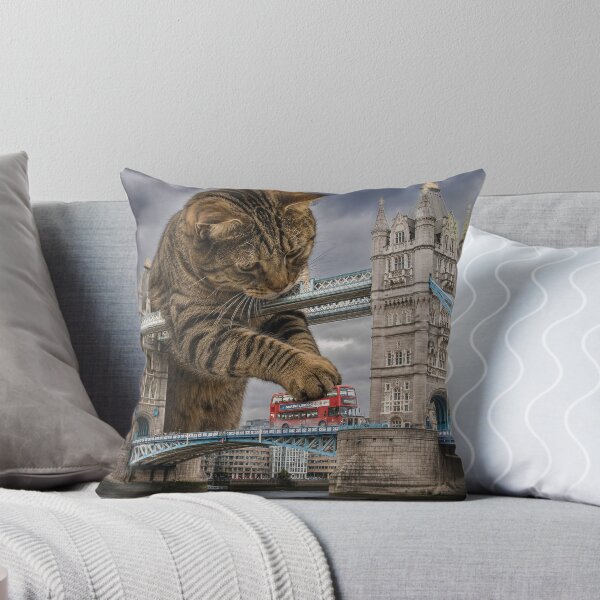Item preview, Tabby cat and Tower Bridge designed and sold by Carocas20.