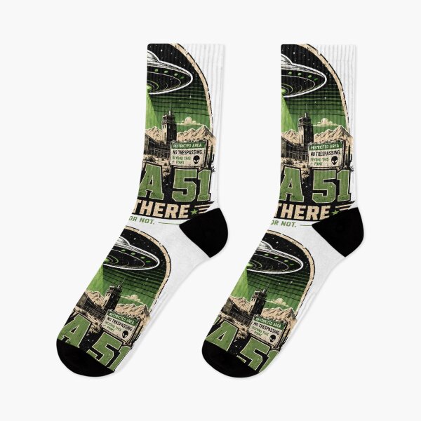 Item preview, Area 51 UFO Alien Retro Design designed and sold by R-B-Colors.
