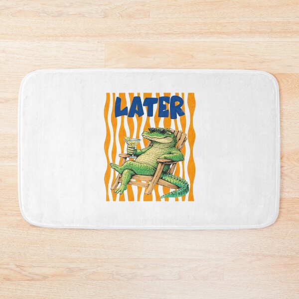Item preview, Later Alligator Retro Sunset Tiger Stripe Graphic designed and sold by InfiniteOrbit.