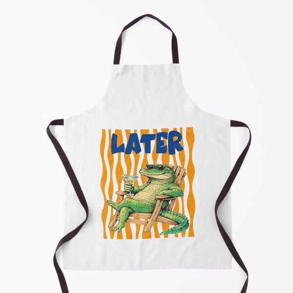 Item preview, Later Alligator Retro Sunset Tiger Stripe Graphic designed and sold by InfiniteOrbit.