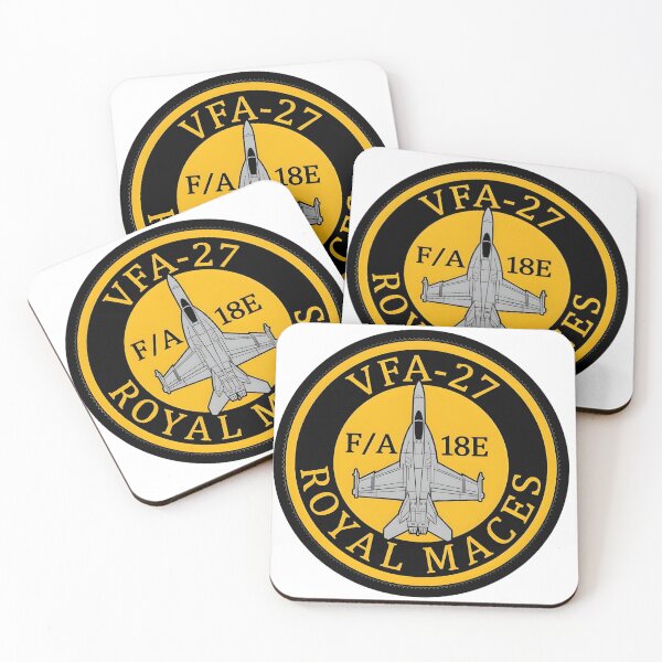 Item preview, US Navy VFA-27 "Royal Maces" F/A-18E Super Hornet Squadron Patch designed and sold by CharlieDesings.
