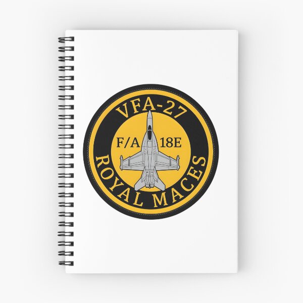 Item preview, US Navy VFA-27 "Royal Maces" F/A-18E Super Hornet Squadron Patch designed and sold by CharlieDesings.