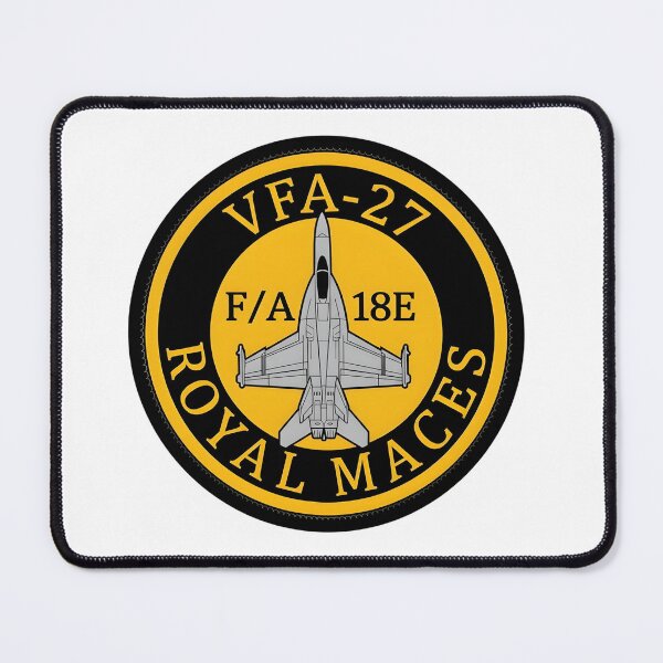 Item preview, US Navy VFA-27 "Royal Maces" F/A-18E Super Hornet Squadron Patch designed and sold by CharlieDesings.
