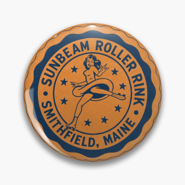 Item preview, Sunbeam Roller Rink Smithfield Maine Roller Skating Rink Sticker Decal Label  designed and sold by tislord.