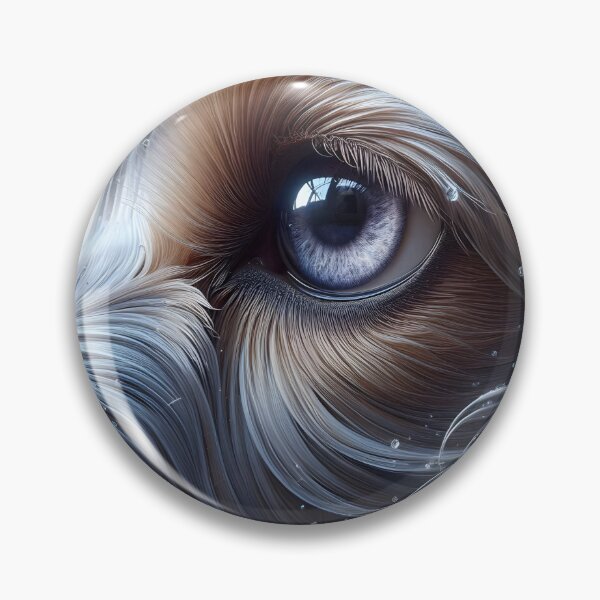 Item preview, Mystical canine eye - Glacial gaze designed and sold by davidromapixel.
