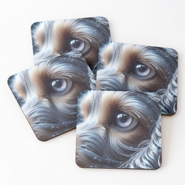 Item preview, Mystical canine eye - Glacial gaze designed and sold by davidromapixel.