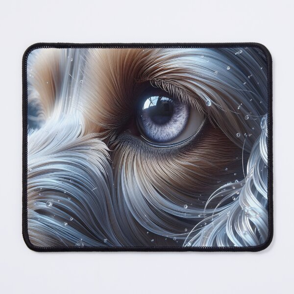 Item preview, Mystical canine eye - Glacial gaze designed and sold by davidromapixel.