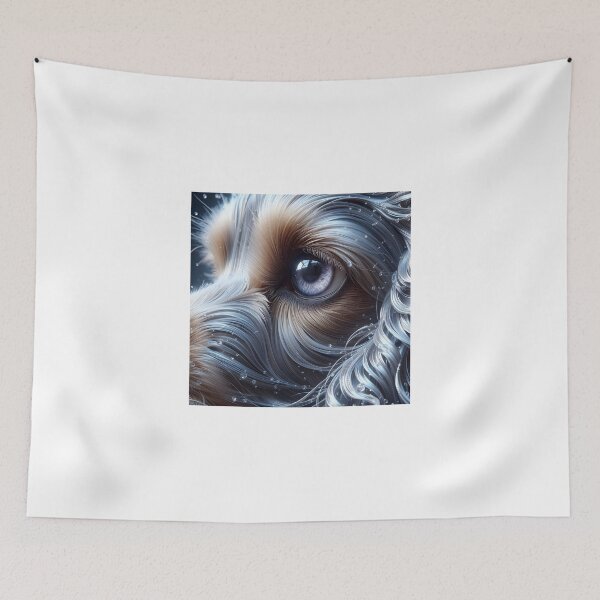 Item preview, Mystical canine eye - Glacial gaze designed and sold by davidromapixel.