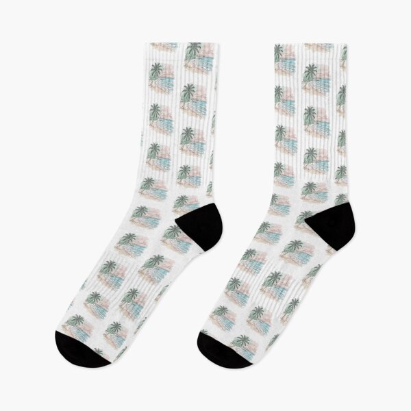 Item preview, Minimalist Watercolor Barbados Coastline Aesthetic designed and sold by DuckOddity.