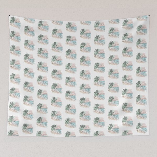 Item preview, Minimalist Watercolor Barbados Coastline Aesthetic designed and sold by DuckOddity.