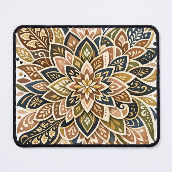Item preview, Modern Batik Pattern Mandala designed and sold by SoftSproutstu.