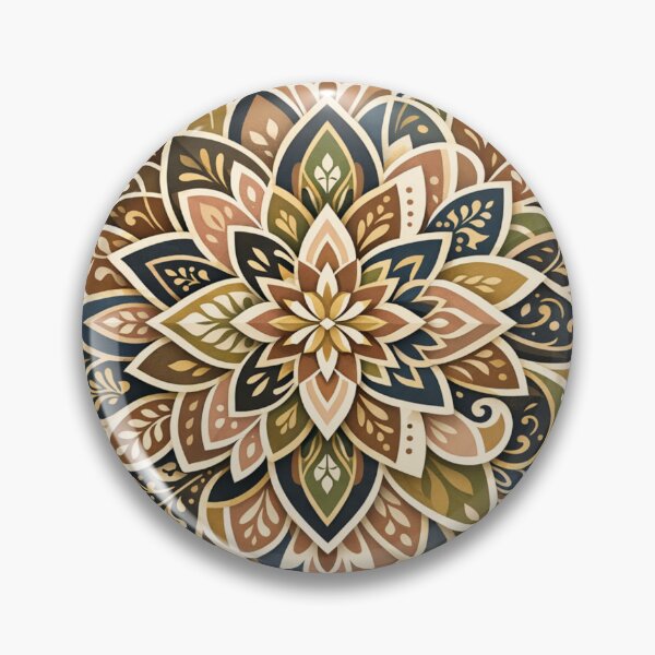 Item preview, Modern Batik Pattern Mandala designed and sold by SoftSproutstu.