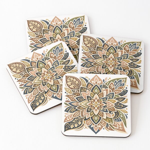 Item preview, Modern Batik Pattern Mandala designed and sold by SoftSproutstu.