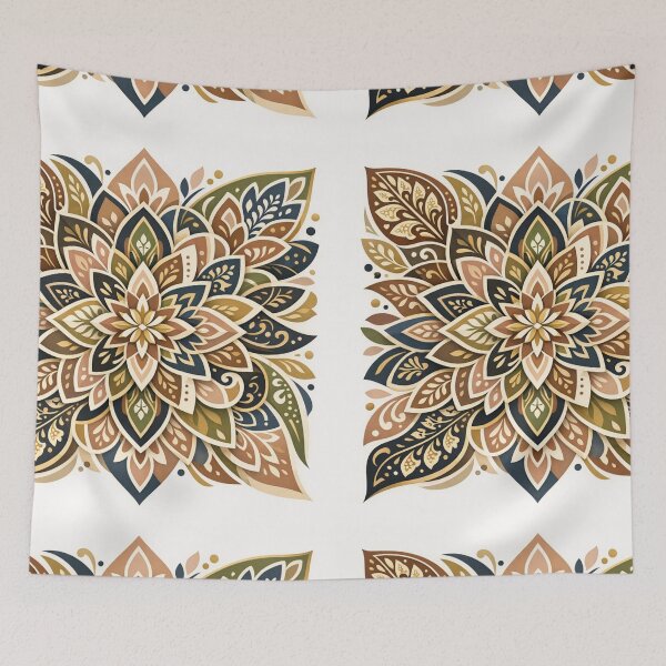 Item preview, Modern Batik Pattern Mandala designed and sold by SoftSproutstu.