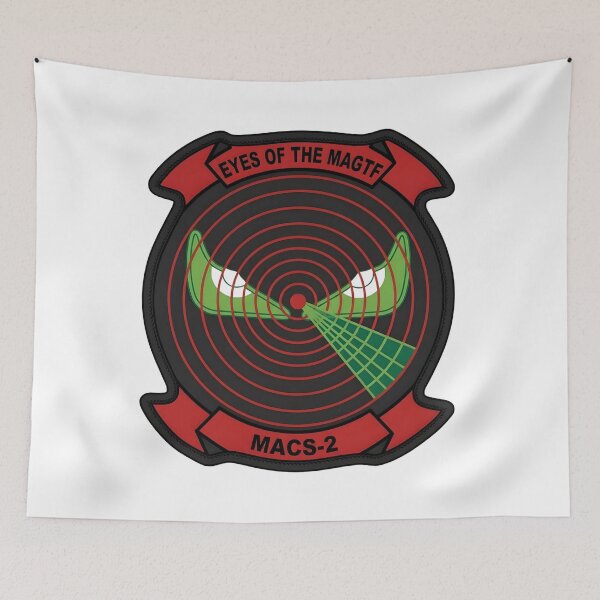 Item preview, USMC Marine Air Control Squadron 2 (MACS-2) "Eyes of the MAGTF" Patch designed and sold by CharlieDesings.