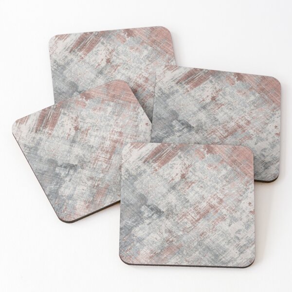 Item preview, White, Grey and Copper Mixed Colors Textured Design designed and sold by ZedColors.