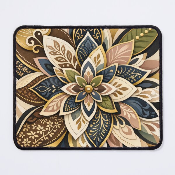 Item preview, Modern Batik Pattern Mandala designed and sold by SoftSproutstu.