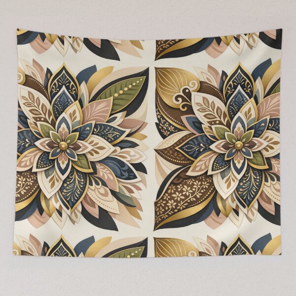 Item preview, Modern Batik Pattern Mandala designed and sold by SoftSproutstu.