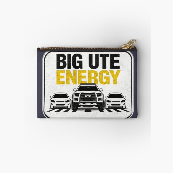 Item preview, Big Ute Energy – Aussie Ute Design - White background designed and sold by Spiralite.