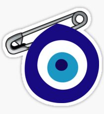 Evil Eye Pinned Sticker