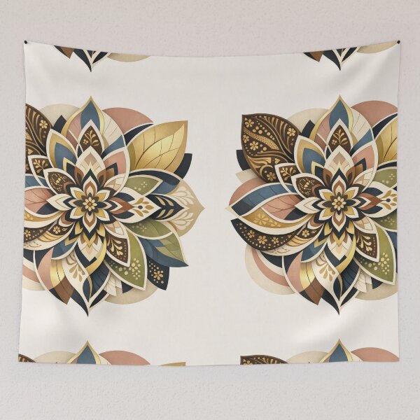 Item preview, Modern Batik Pattern Mandala designed and sold by SoftSproutstu.