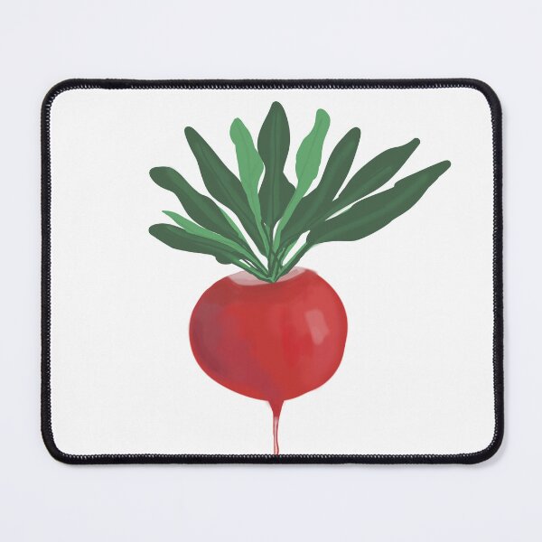 Item preview, Red eco radish art designed and sold by Kazewalk.