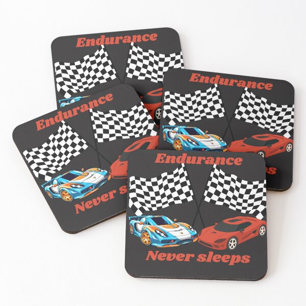 Item preview, Endurance Never Sleeps – Motorsport Racing Cars Retro Graphic designed and sold by photoart1854.
