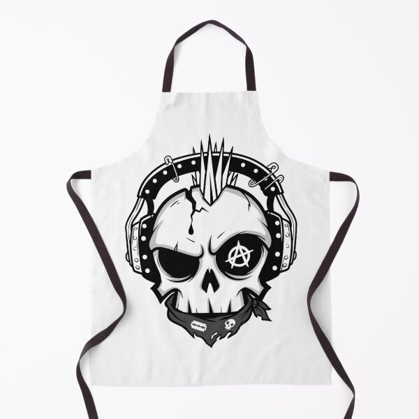Item preview, Copy of Punk Rock Skull with Headphones and Anarchy Symbo Cartoon designed and sold by Cacique969.