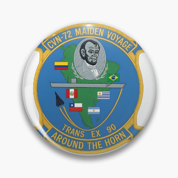 Item preview, USS Abraham Lincoln (CVN-72) Maiden Voyage "Around the Horn" 1990 Cruise Patch designed and sold by CharlieDesings.