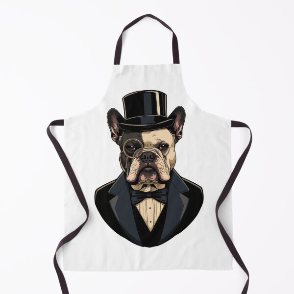 Item preview, French Bulldog Gentleman Shirt Dapper Dog Victorian Top Hat Frenchie Lover Gift Tee designed and sold by Sky-bully.