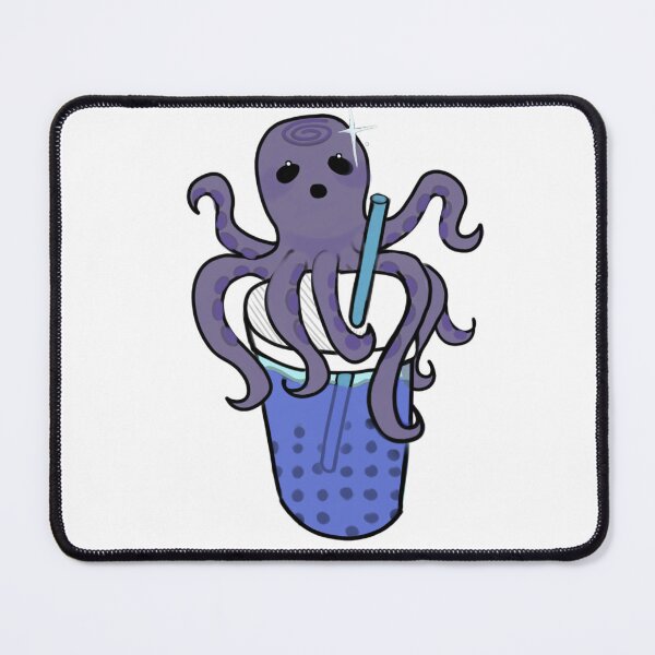 Item preview, - octopus boba drink - Bubble Drink Friends - white - designed and sold by echoztarrr.