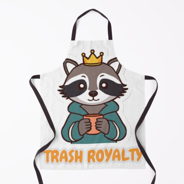 Item preview, Trash Royalty Raccoon – Funny Cartoon Animal Sticker designed and sold by SYNTR.