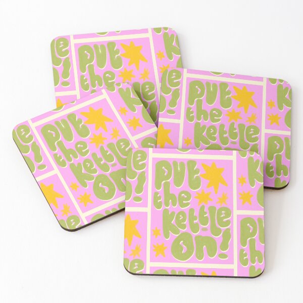 Item preview, Put the Kettle on colourful print designed and sold by Alice-strange.
